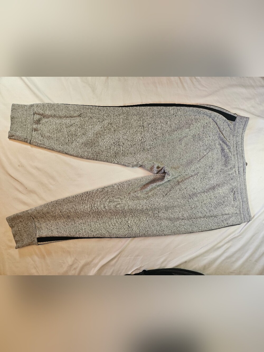 Victorias Secret Pink Womens Gray And Black Pull On Jogger Sweatpants Size Large - Picture 14 of 15